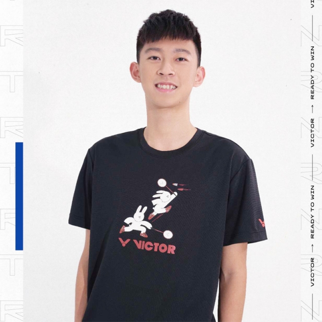 VICTOR 兔子打羽球 T-Shirt (中性款) T-2301 (2款顏色)