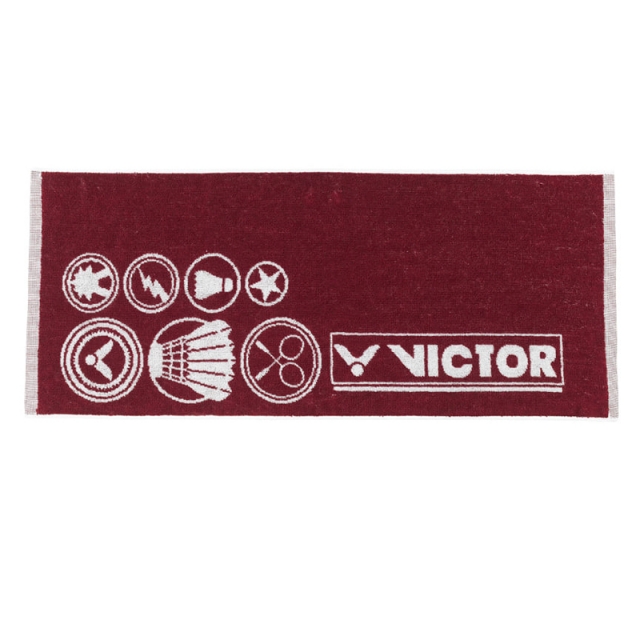VICTOR 運動毛巾 C-4159 D 酒紅色